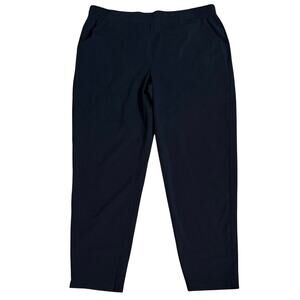 Soma Size L Tech Knit Performance Pants Black Athletic Casual